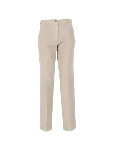 Briglia 1949 Corduroy Straight-leg Trousers In Pink