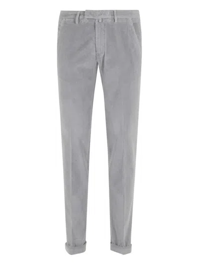 BRIGLIA 1949 CORDUROY-TEXTURED TROUSERS