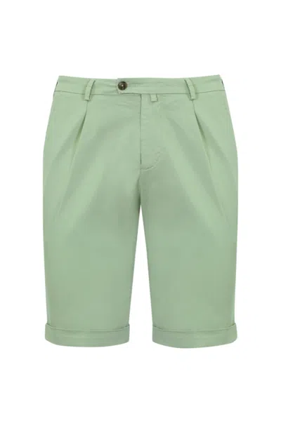 Briglia 1949 Cotton Bermuda Shorts In Green