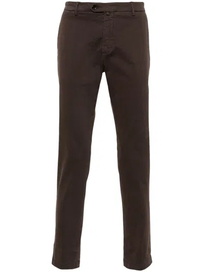 Briglia 1949 Cotton Chino Trousers In Brown