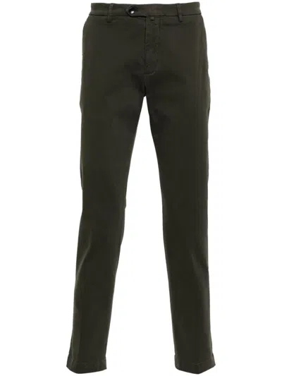 Briglia 1949 Cotton Chino Trousers In Green