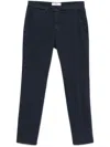 Briglia 1949 Navy Blue Cotton Chinos In Blue