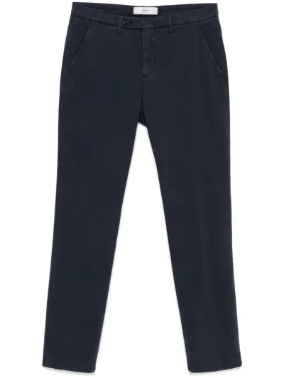 Briglia 1949 Navy Blue Cotton Chinos