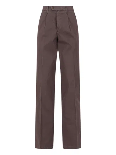 Briglia 1949 Cotton Pants In Brown
