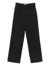 Briglia 1949 Cotton Tailored Trousers In Black