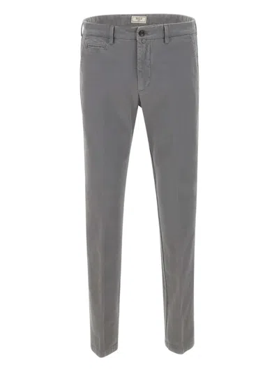 Briglia 1949 Cotton Trousers In Gray