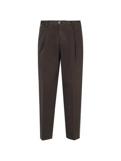 Briglia 1949 Courmayeurd Pleated Trousers In Brown