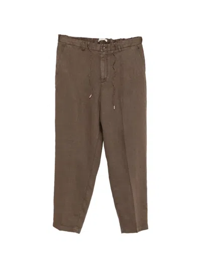 Briglia 1949 Covent Drawstring Trousers In Brown