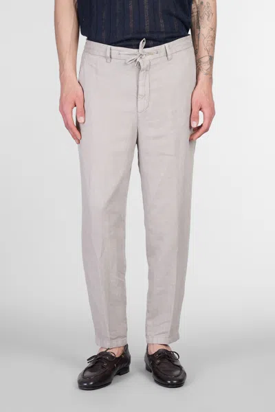Briglia 1949 Coventv Pants In Taupe Linen In Brown