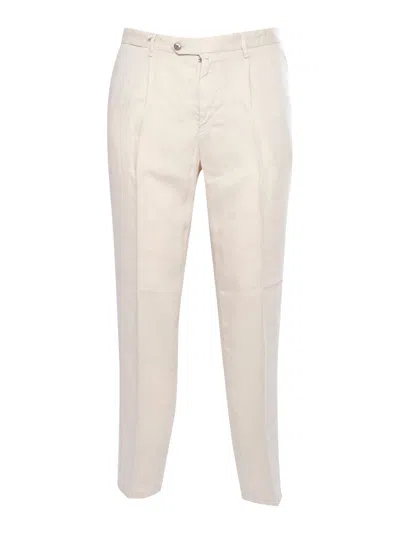 Briglia 1949 Cream Mens Trousers In Panna