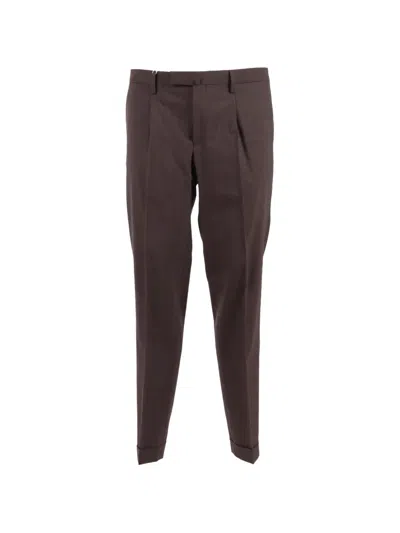 Briglia 1949 Cuffed Tailored Trousers In Blue