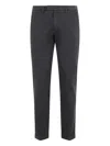 Briglia 1949 Pantalone Ventre Piatto Raso Cotone In Blue