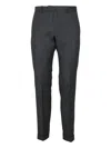 Briglia 1949 Cuffed Wool Trousers In Gray