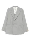Briglia 1949 Double-breasted Blazer In Grey
