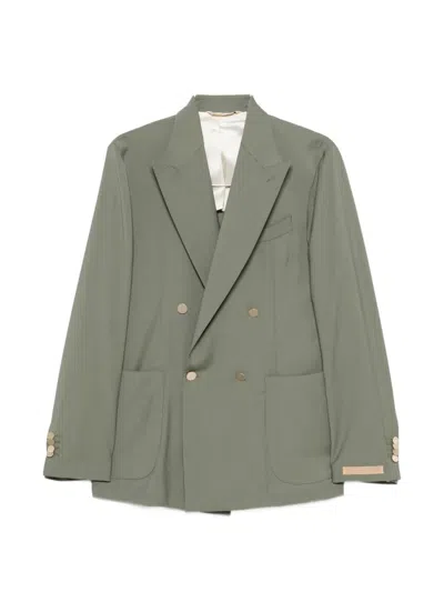 Briglia 1949 Double-breasted Blazer In Green