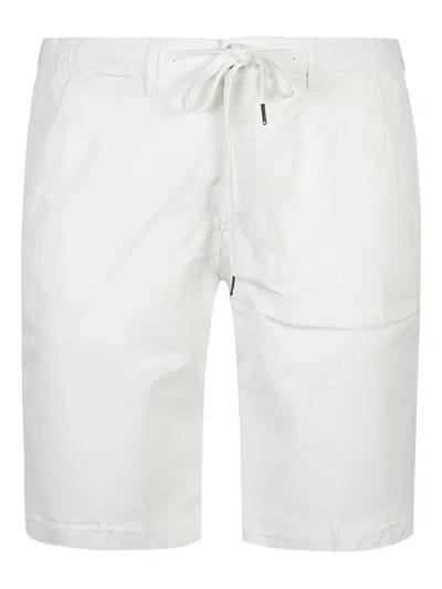 Briglia 1949 Drawstring Cotton Shorts In White