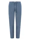 Briglia 1949 Drawstring Cotton Trousers In Blue
