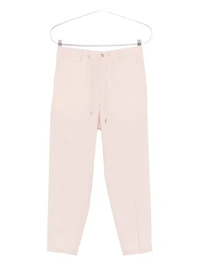 Briglia 1949 Drawstring Cuffed Trousers In Pink