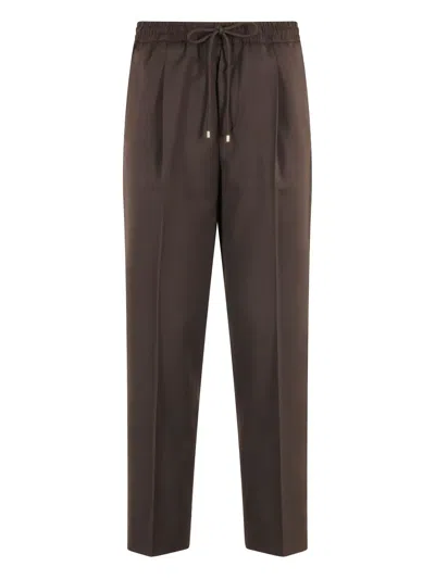 BRIGLIA 1949 DRAWSTRING PLEATED TROUSERS