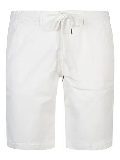 Briglia 1949 Drawstring Cotton Shorts In White