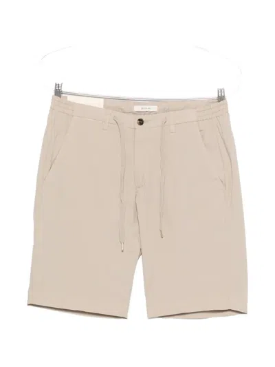 Briglia 1949 Drawstring Tailored Shorts In Neutral