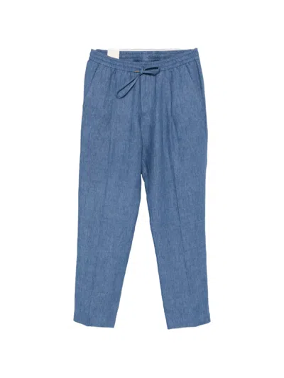 Briglia 1949 Drawstring Trousers In Blue