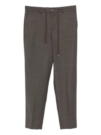 Briglia 1949 Drawstring Trousers In Gray