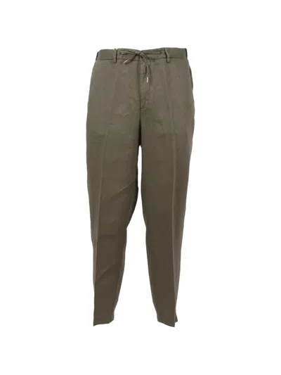 Briglia 1949 Drawstring Trousers In Green