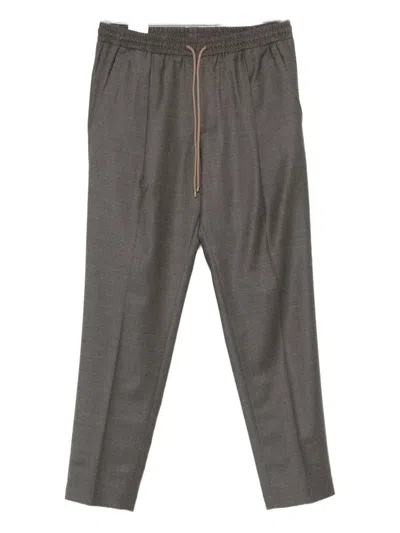 Briglia 1949 Drawstring-waist Trousers In Gray