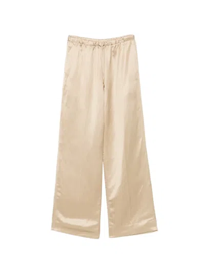 Briglia 1949 Drawstring Wide-leg Trousers In Neutral