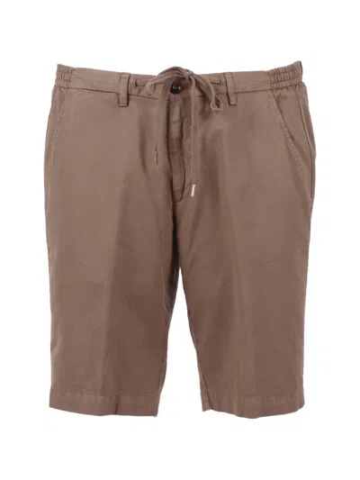 Briglia 1949 Drawstrinsg Shorts In Brown