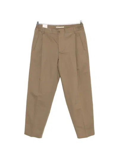 Briglia 1949 Elasticated Pleated Trousers In Green