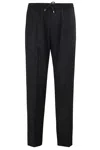 Briglia 1949 Pant 1 Pinces Elastico Laccio Lana Reda Active In Blue