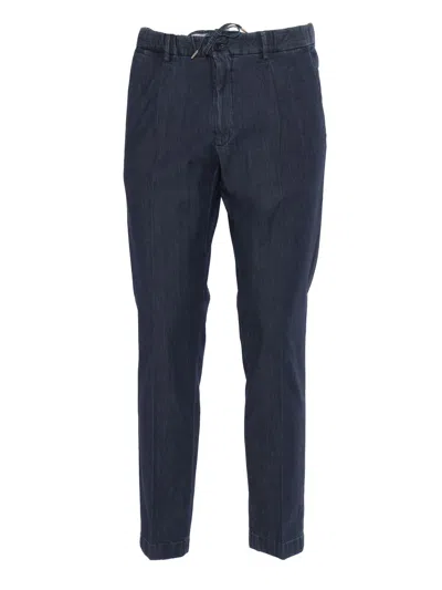 Briglia 1949 Elegant Denim Trousers In Blue