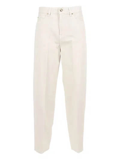 BRIGLIA 1949 EMBROIDERED-DETAIL TROUSERS