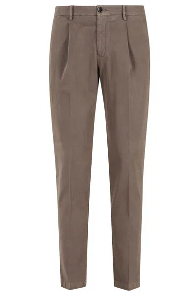 Briglia 1949 Tiberio Pleated Trousers In Brown
