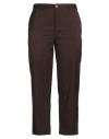 Briglia 1949 Genderless Woman Pants Dark Brown Size 12 Virgin Wool, Polyester, Elastane In Black