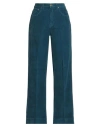 Briglia 1949 Genderless Woman Pants Deep Teal Size 6 Cotton, Elastane In Green