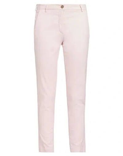 Briglia 1949 Genderless Woman Pants Pink Size 12 Cotton, Lyocell, Elastane