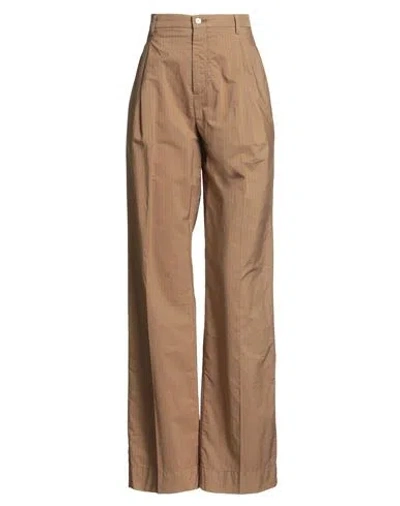 Briglia 1949 Genderless Woman Pants Sand Size 4 Cotton, Polyester In Brown