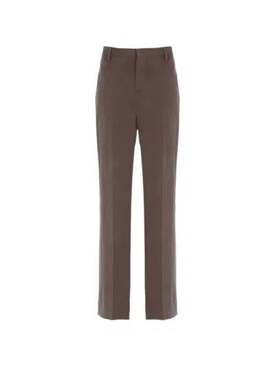 Briglia 1949 High-waisted Trousers In Brown
