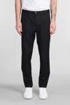 Briglia 1949 Isolas Pants In Black Cotton In Blue