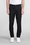Briglia 1949 Isolas Pants In Black Cotton In Blue