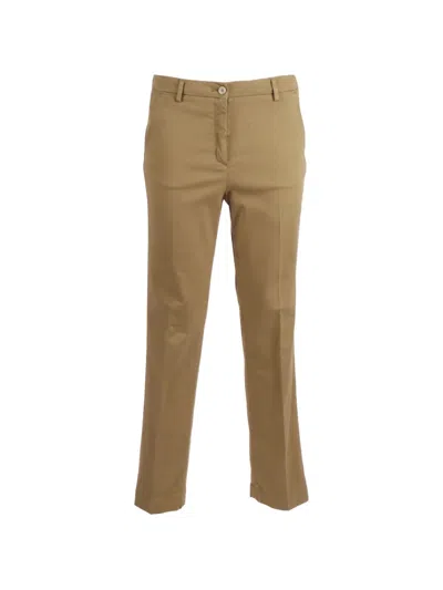 Briglia 1949 Isoldegw Pressed-crease Straight-leg Trousers In Brown