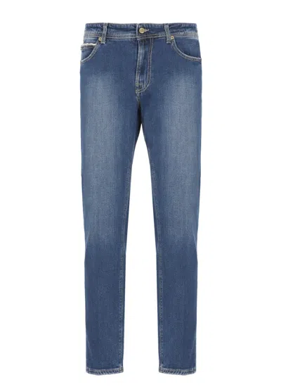 Briglia 1949 Topstitched Jeans In Blue