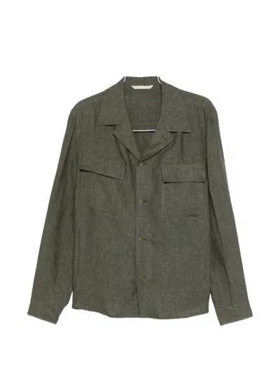 Briglia 1949 John Pocket Shirt Jacket In Green