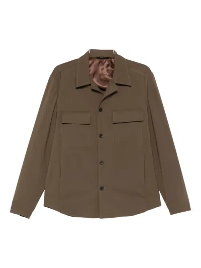 Briglia 1949 John Shirt Jacket In Brown