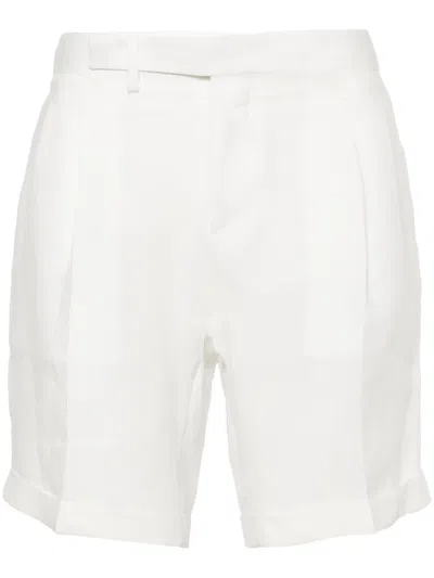 Briglia 1949 Linen Tailored Shorts In White