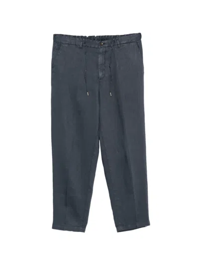 Briglia 1949 Linen Trousers In Blue