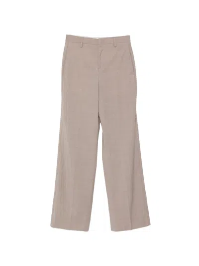 Briglia 1949 Lutetiaw Belt-loops Tailored Trousers In Neutral